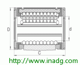 INA  KH12PP KH1228PP轴承 直线轴承