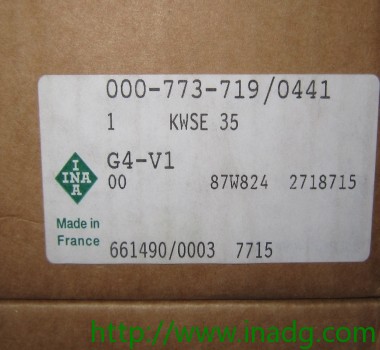 德国INA滑块KWSE35-G4-V1