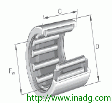 开式滚针INA轴承 HK1522-ZW