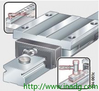INA轴承INA导轨组件 INA滑块KWE25H-G3-V1